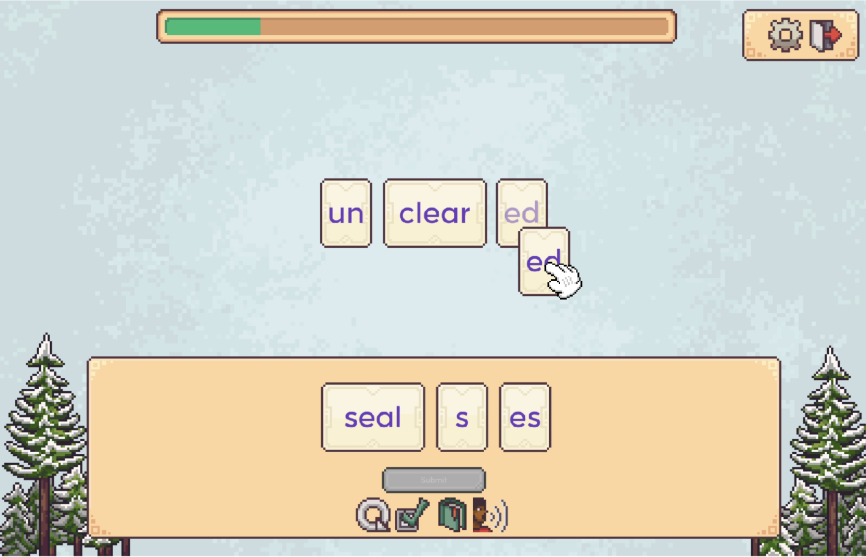 Morph Master mini-game in Spellcaster
